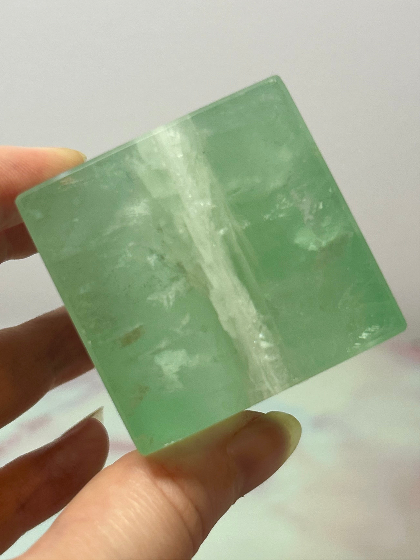 Fluorite Floating Cube