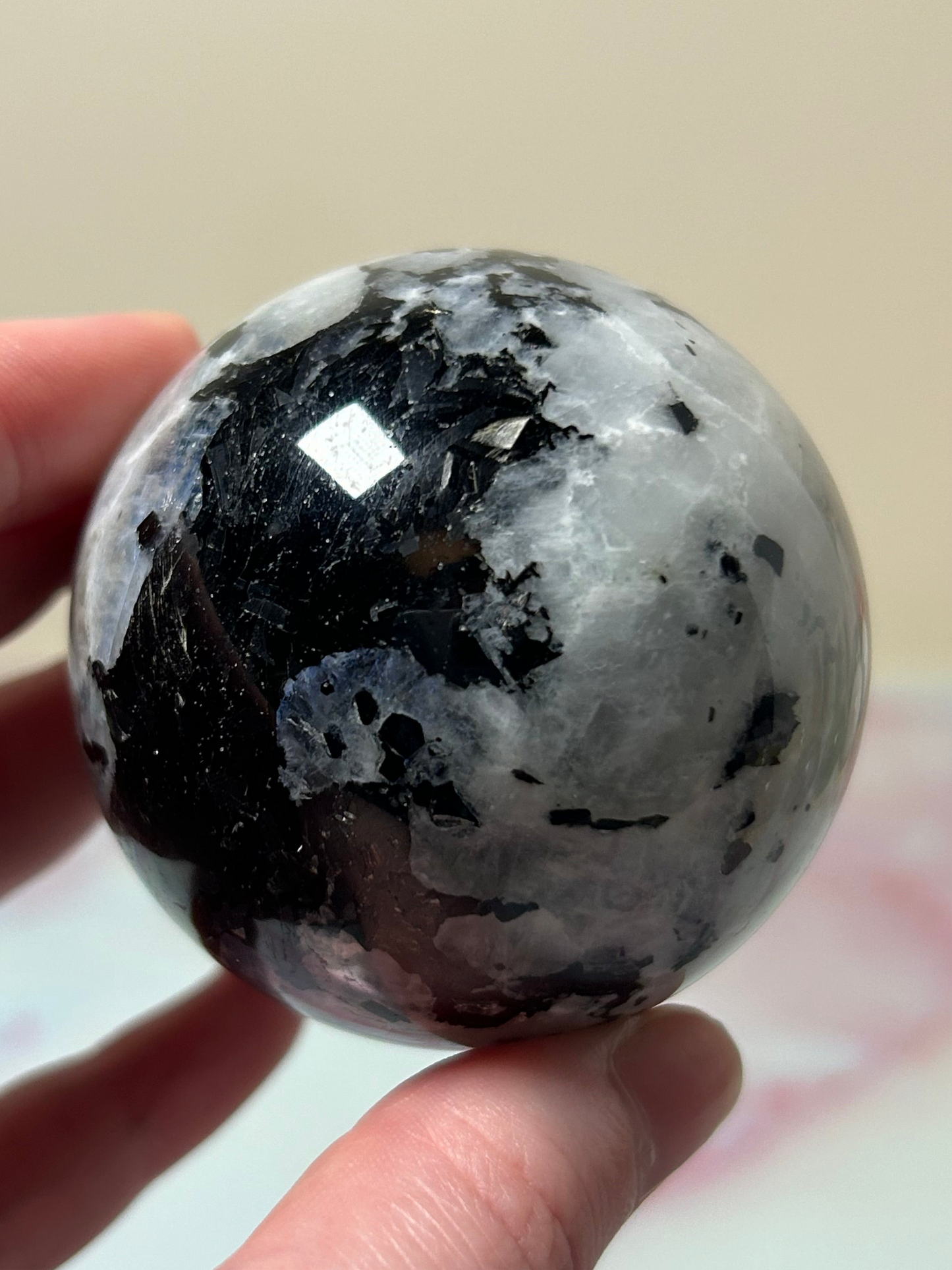 Rainbow Moonstone Sphere