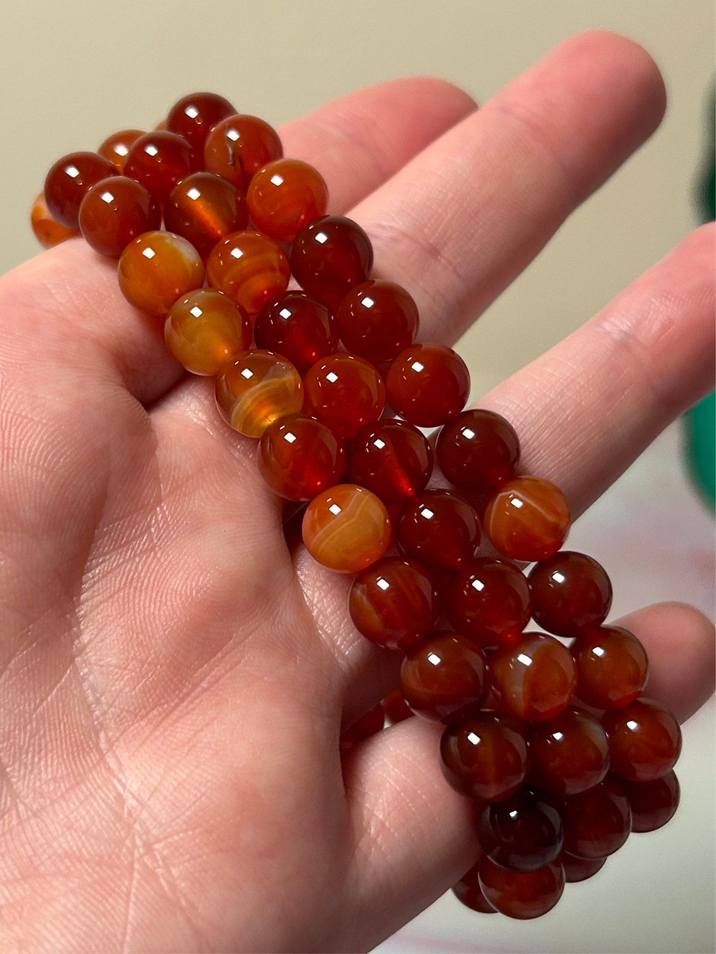 Carnelian Bracelet 8mm