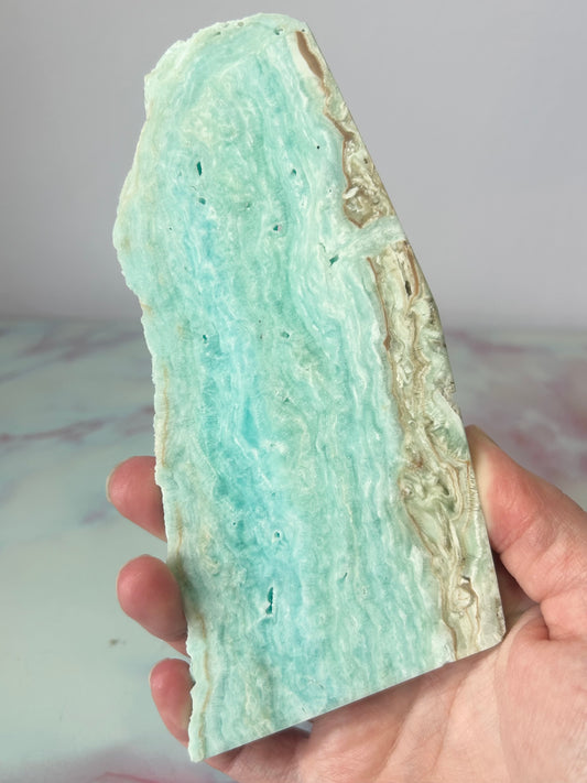 Hemimorphite Slab C