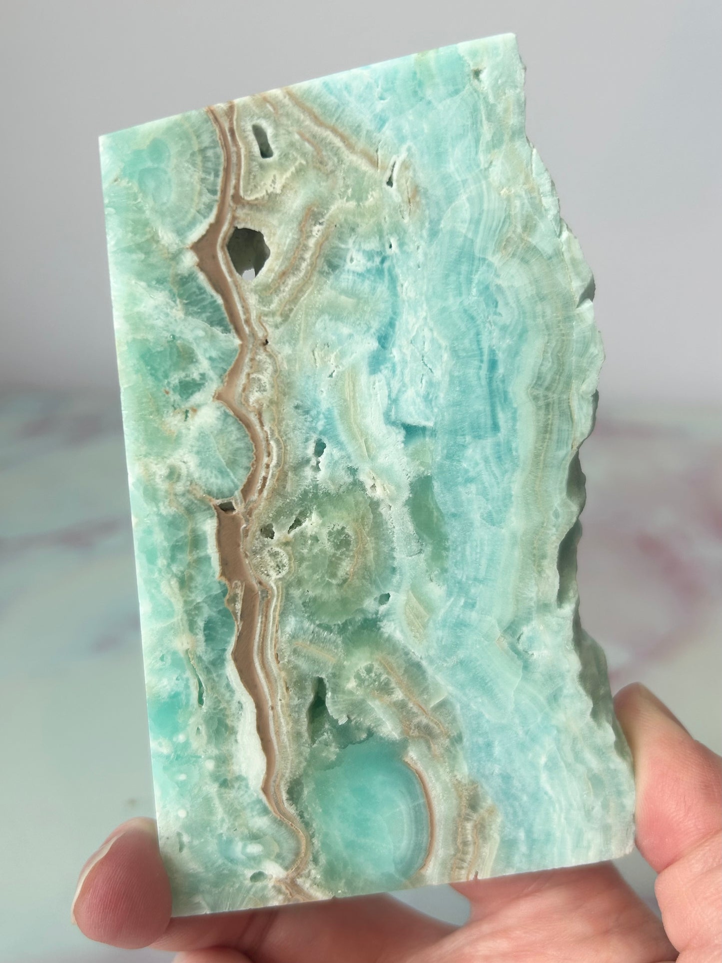 Hemimorphite Slab D