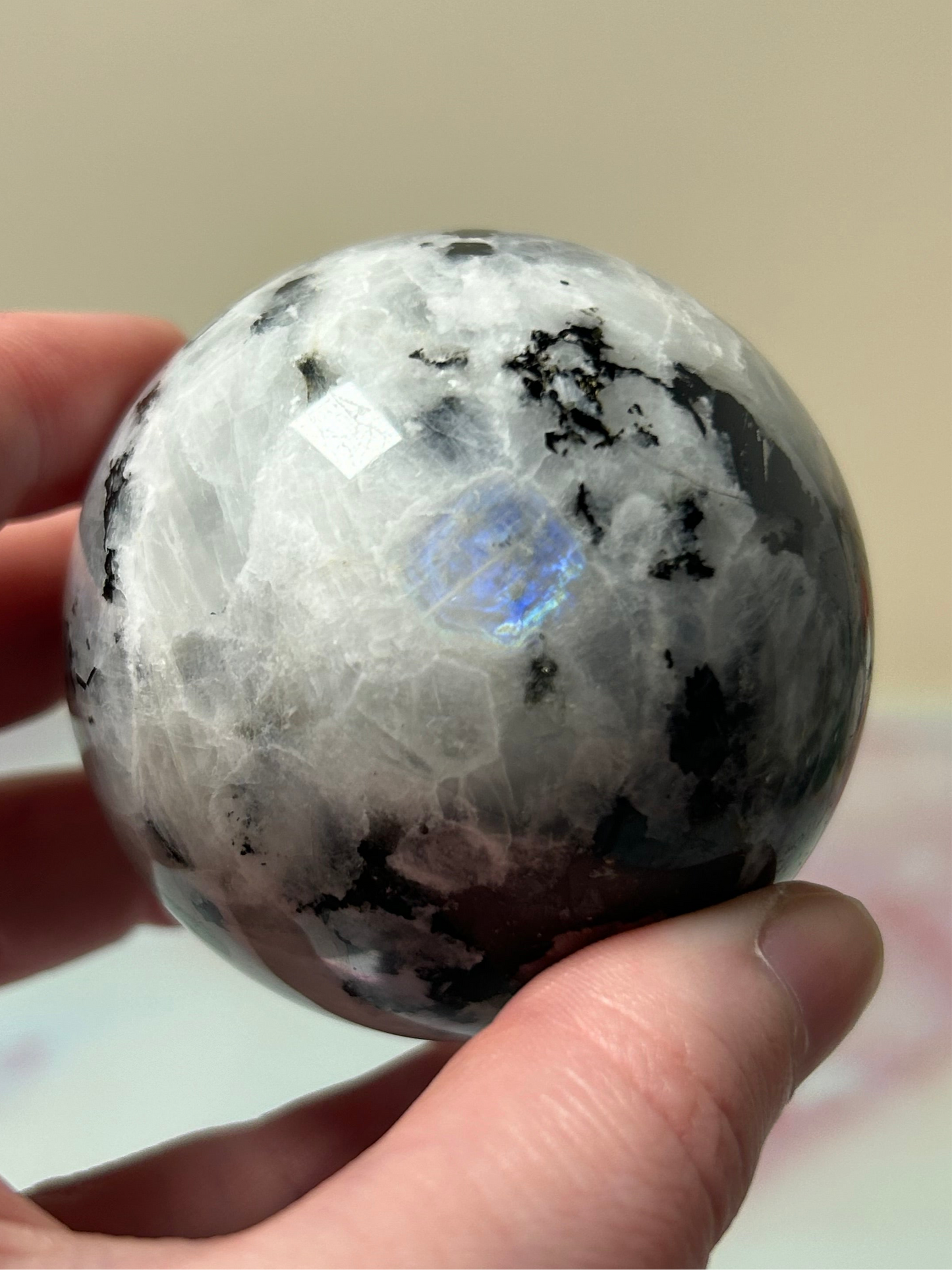 Rainbow Moonstone Sphere