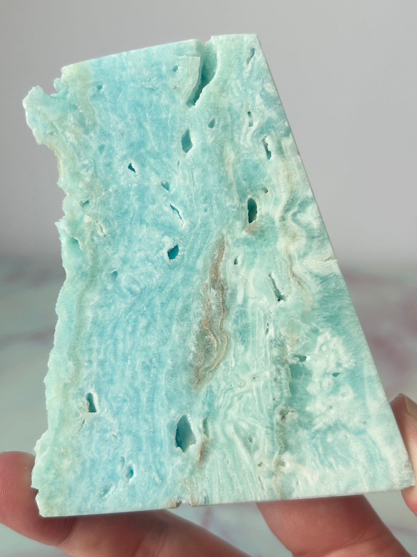 Hemimorphite Slab E
