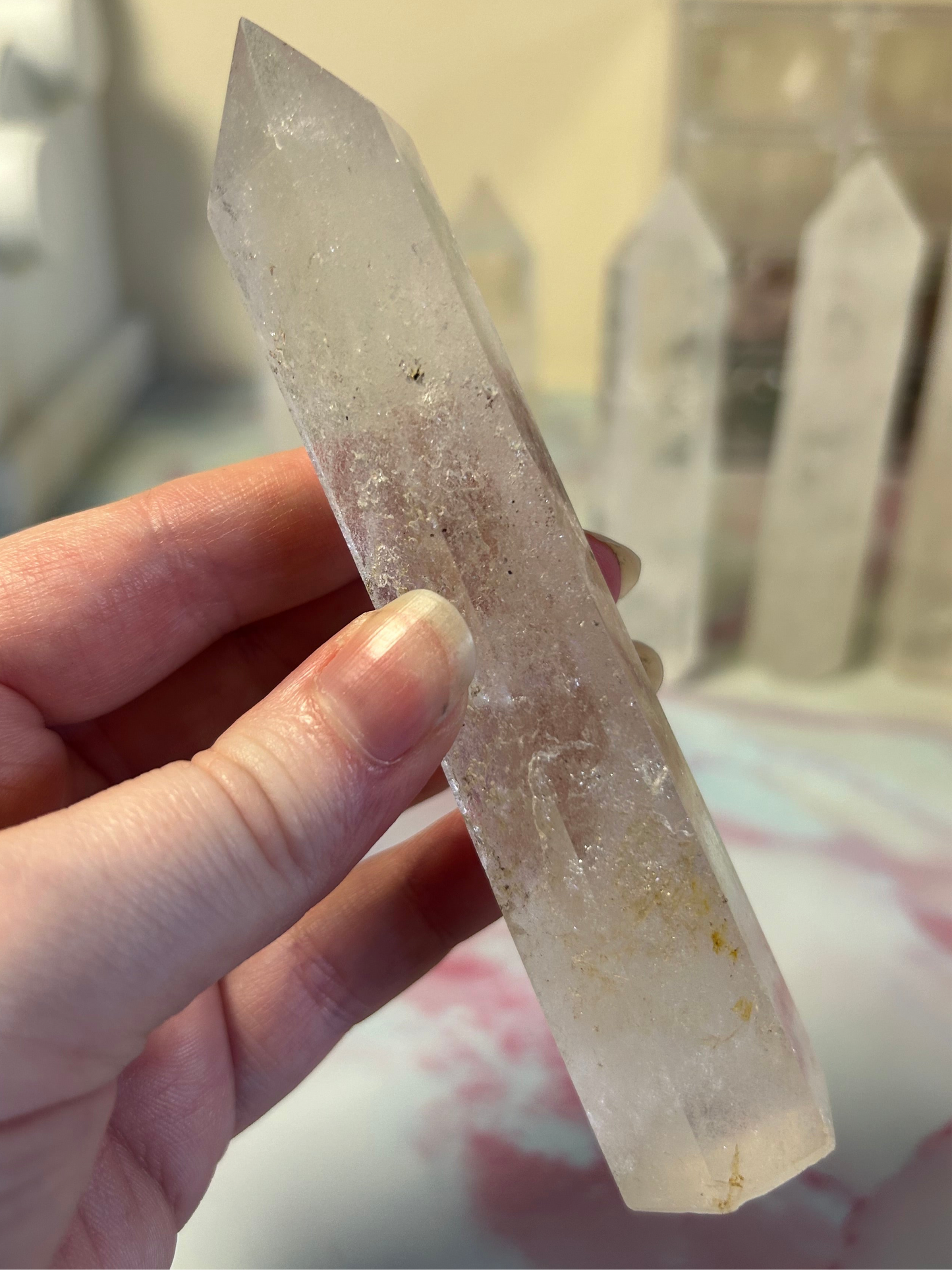 Clear Quartz Tower C