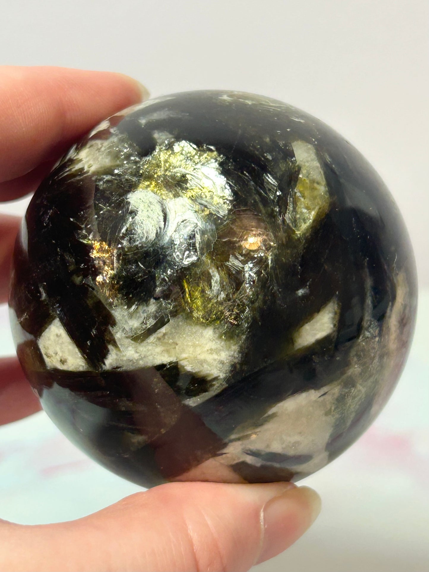 Green Mica Sphere