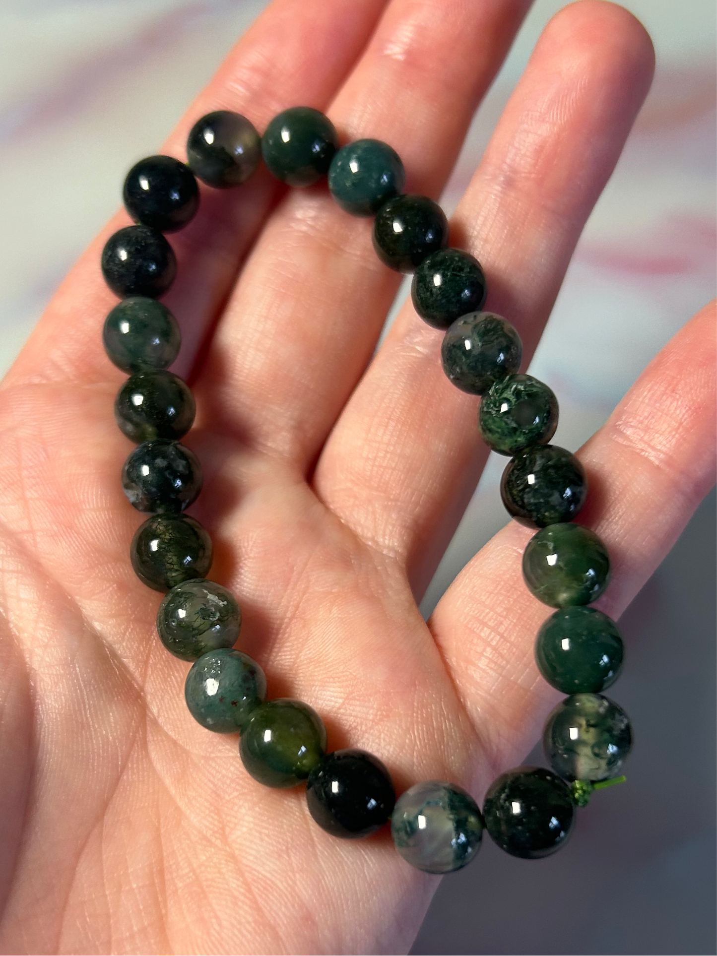 Moss Agate Bracelet