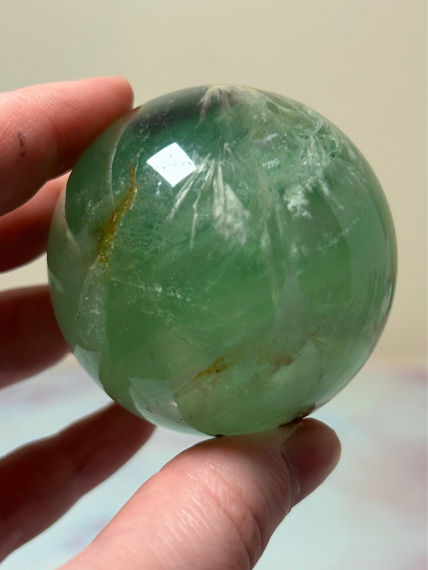 Green Fluorite Sphere B