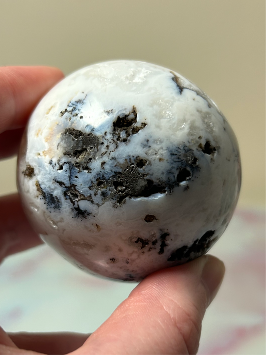 Dendritic Agate Sphere