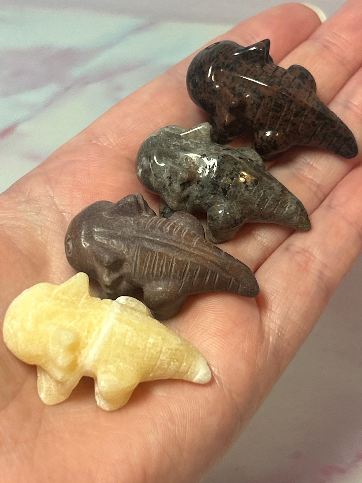 Axolotl Carvings