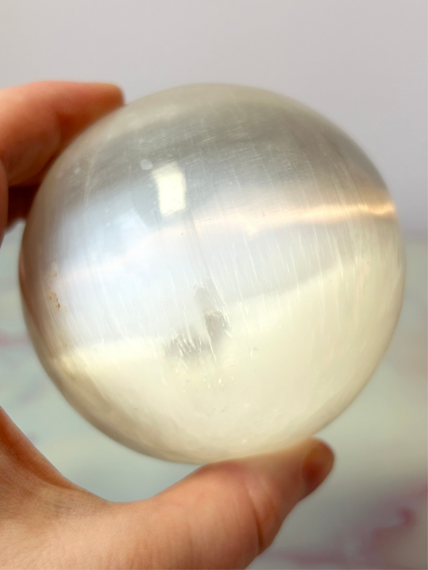 Selenite Large Sphere