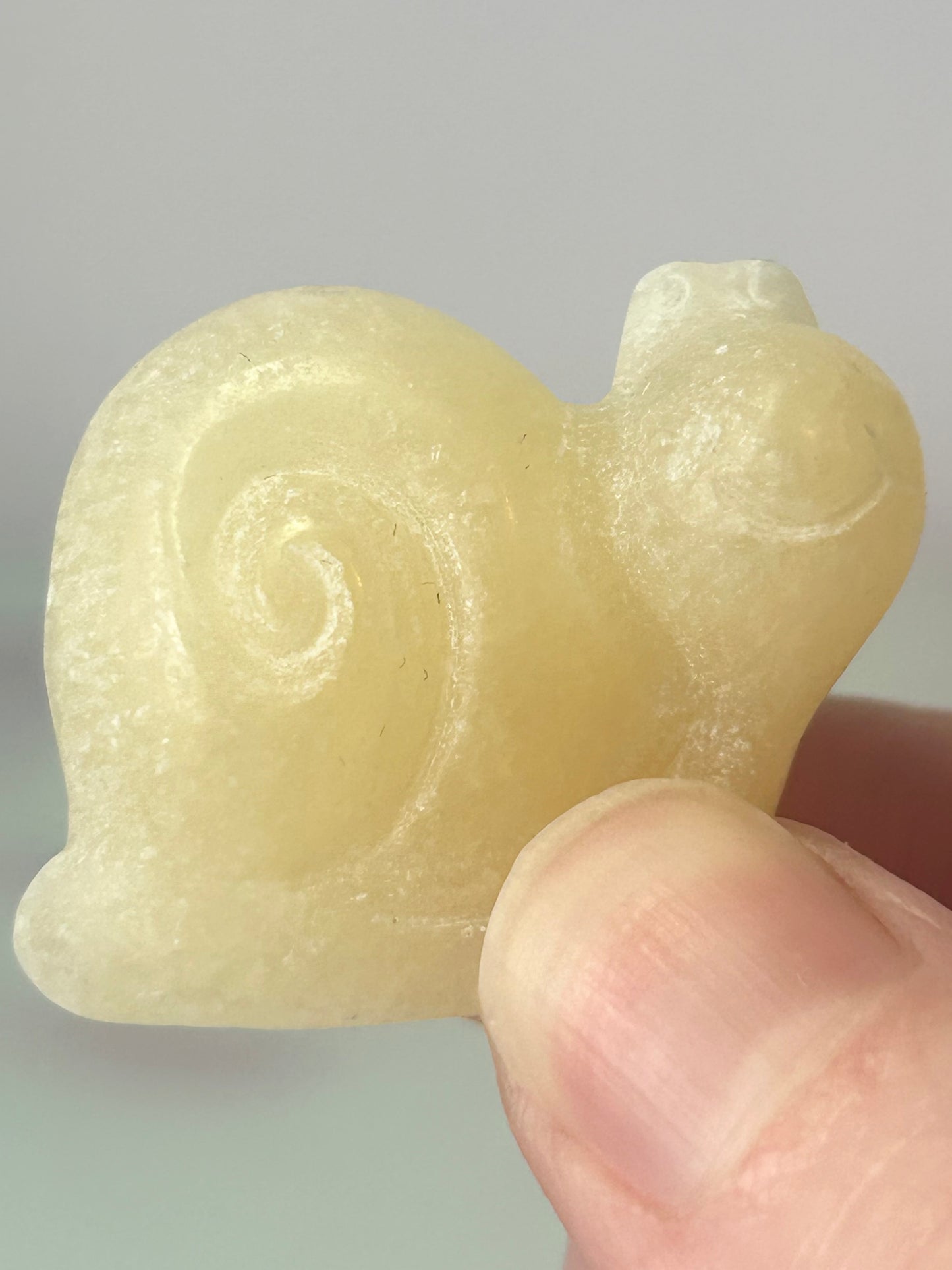 Yellow Calcite Snail