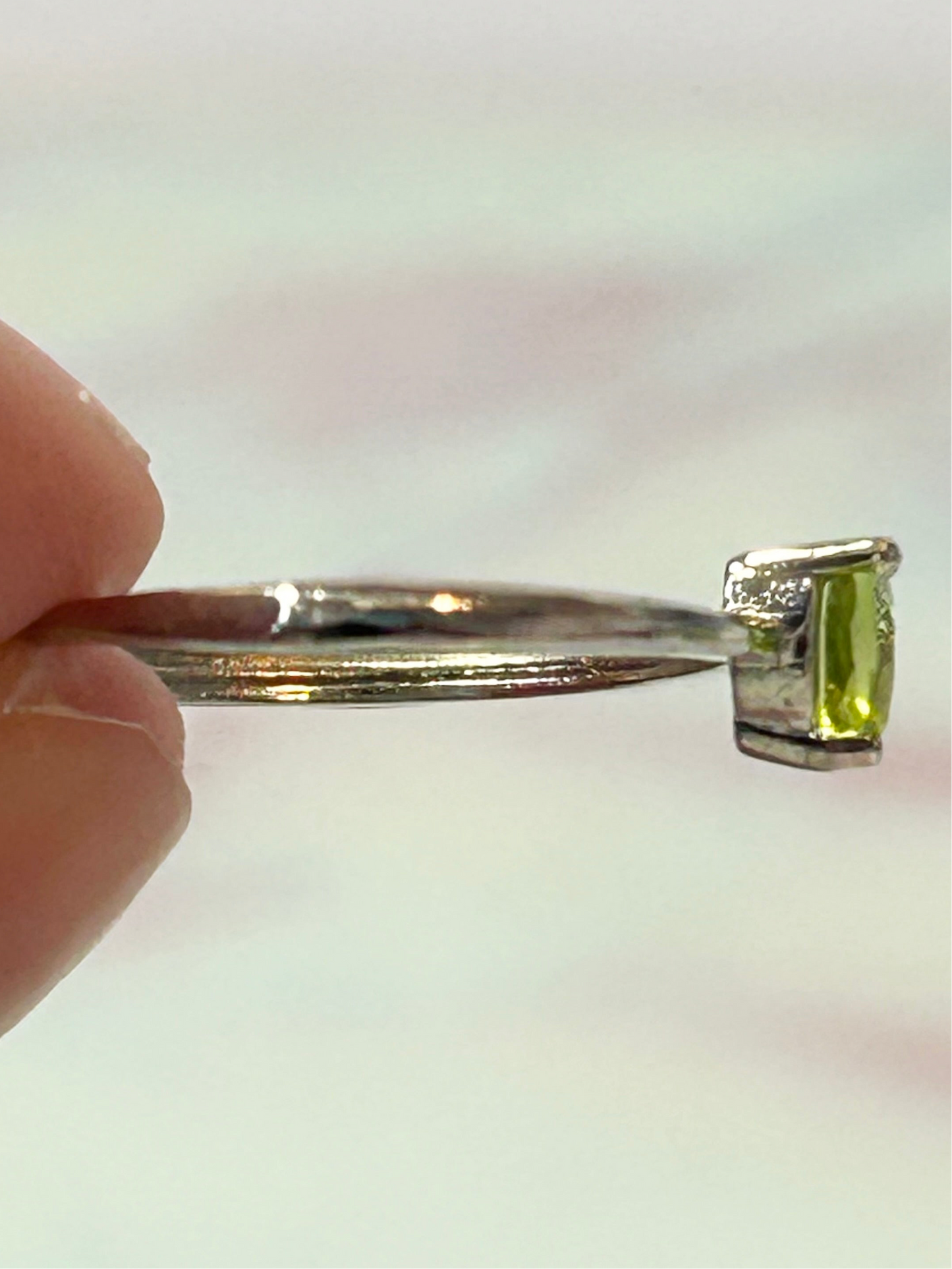 Peridot Adjustable Ring