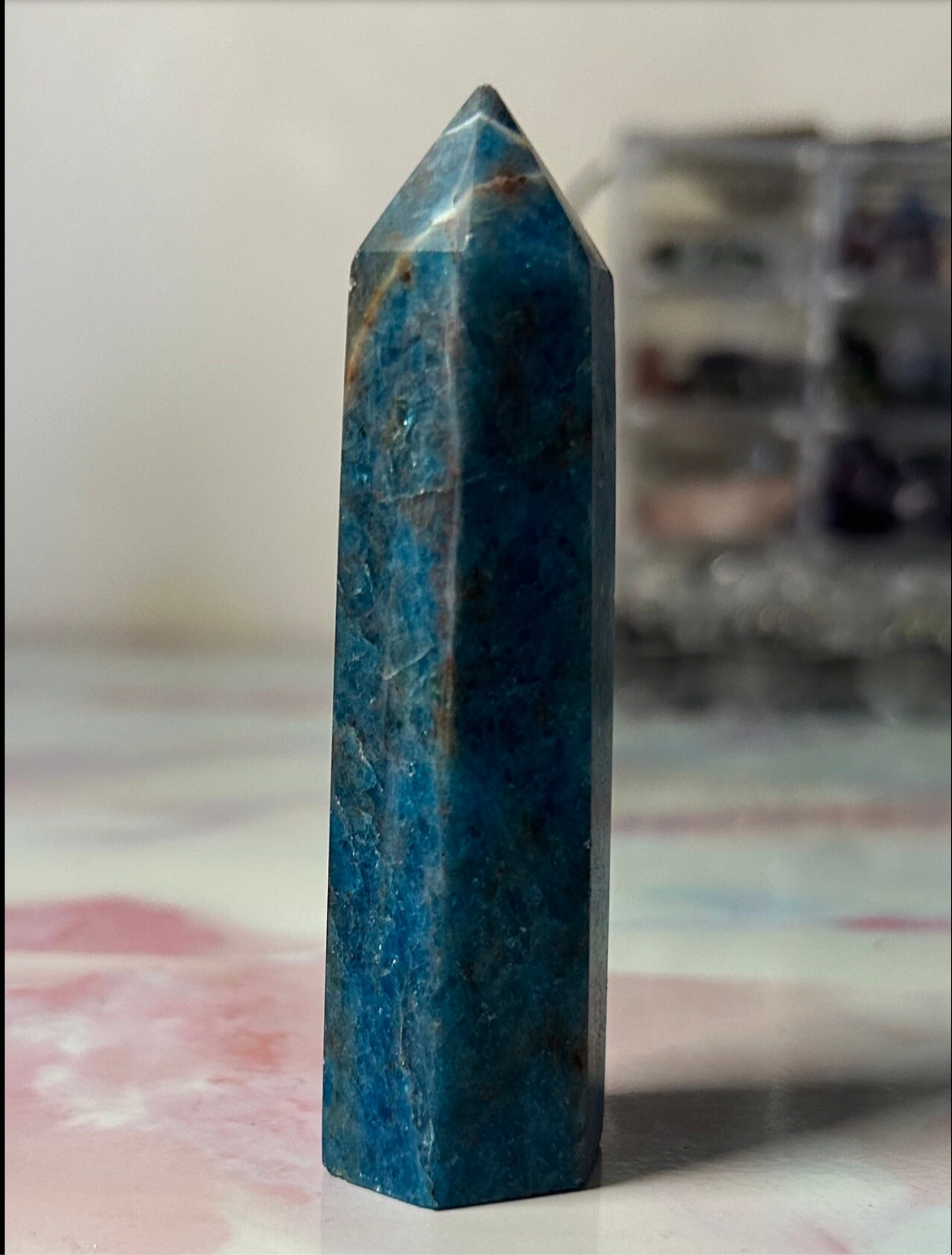 Blue Apatite Tower