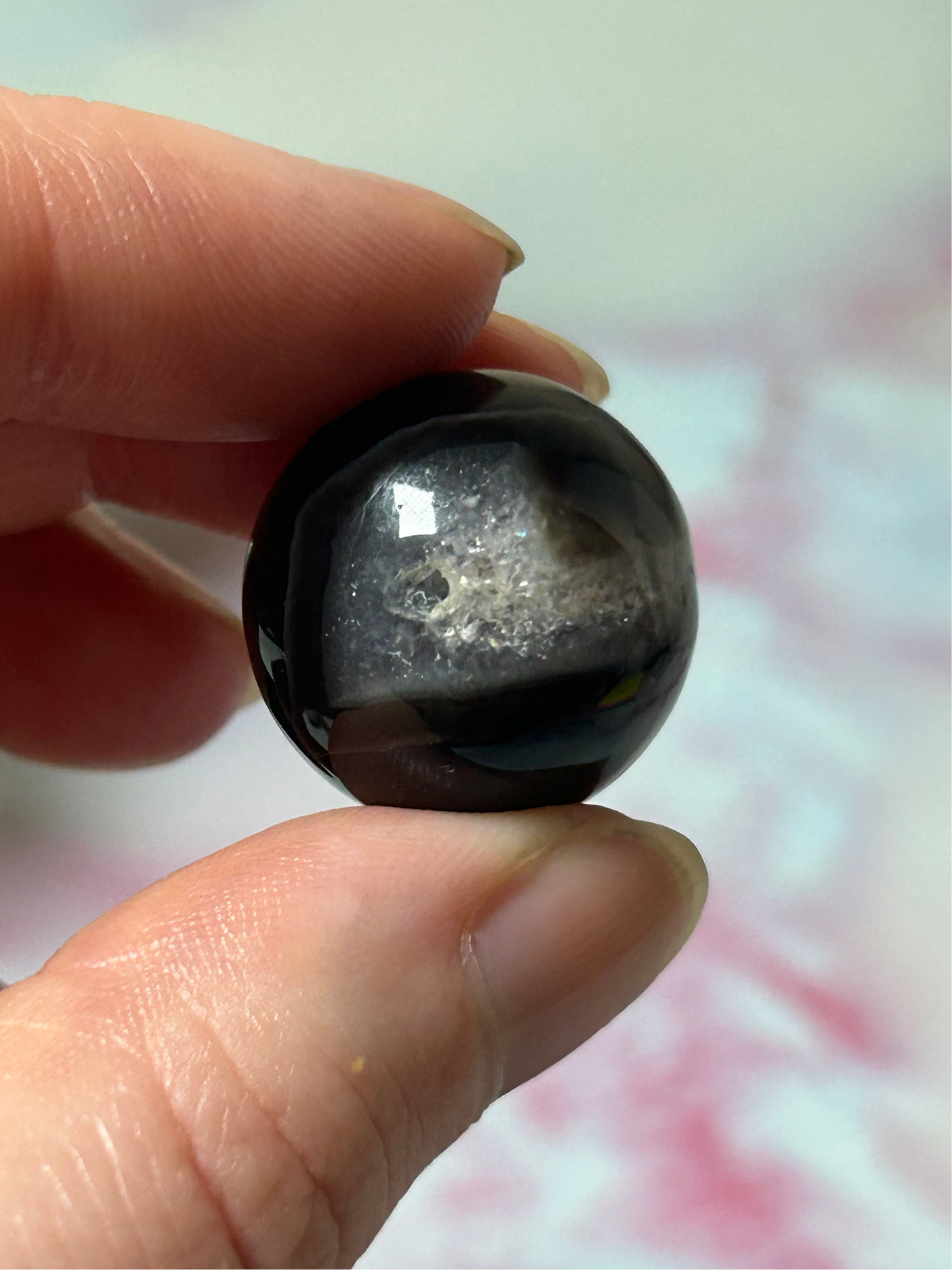 Black Banded Agate Mini Spheres