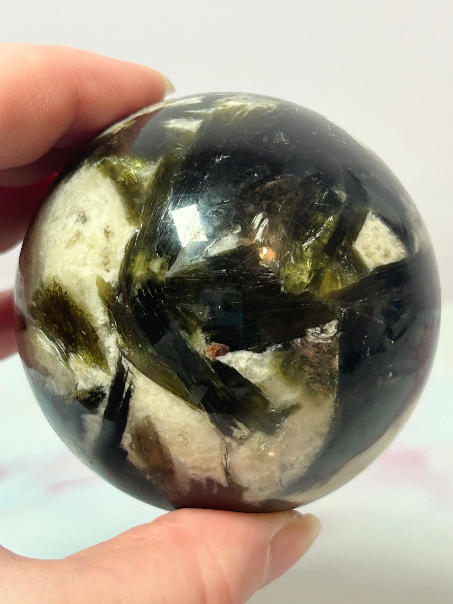 Green Mica Sphere