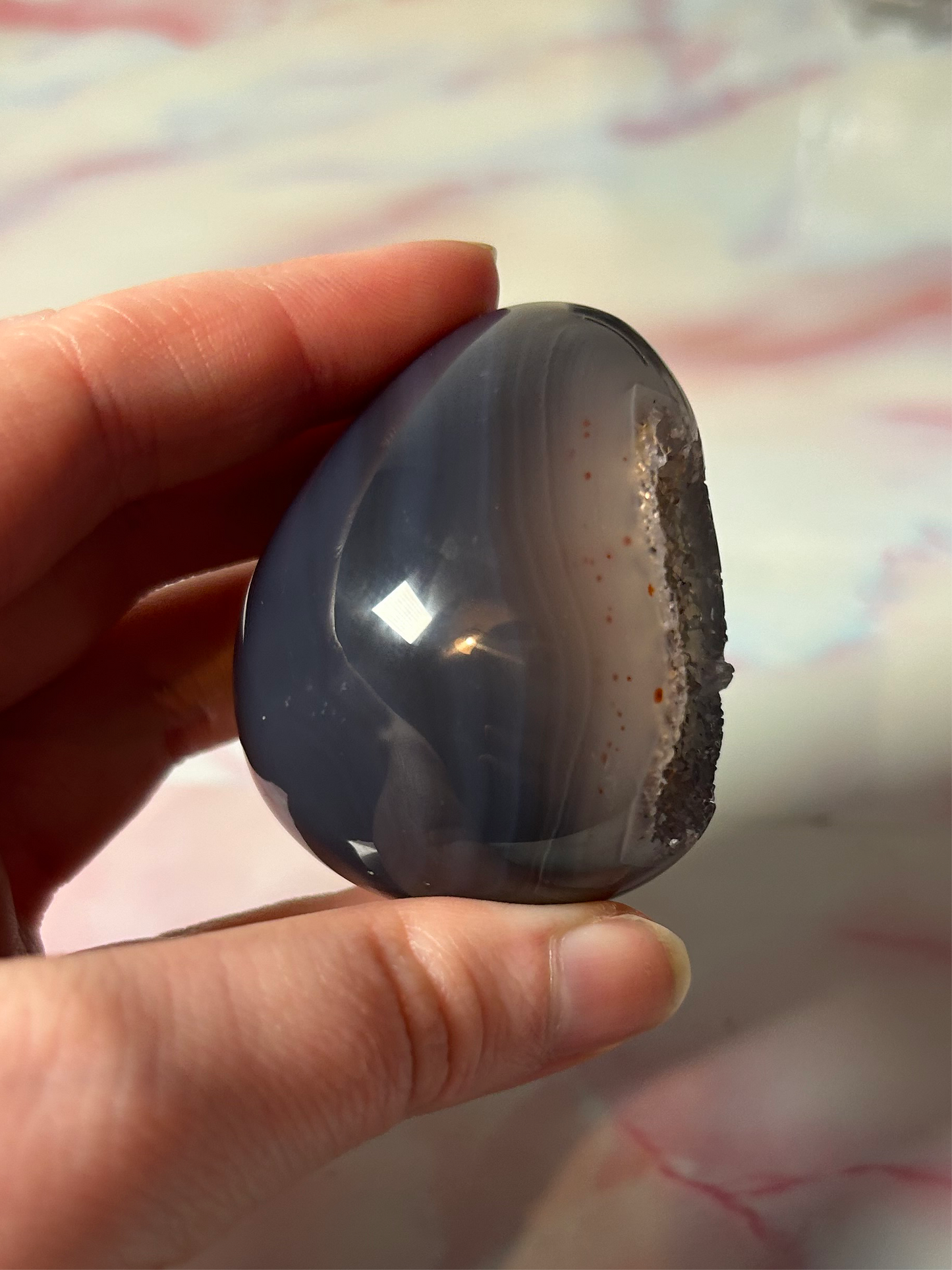 Druzy Agate Egg A