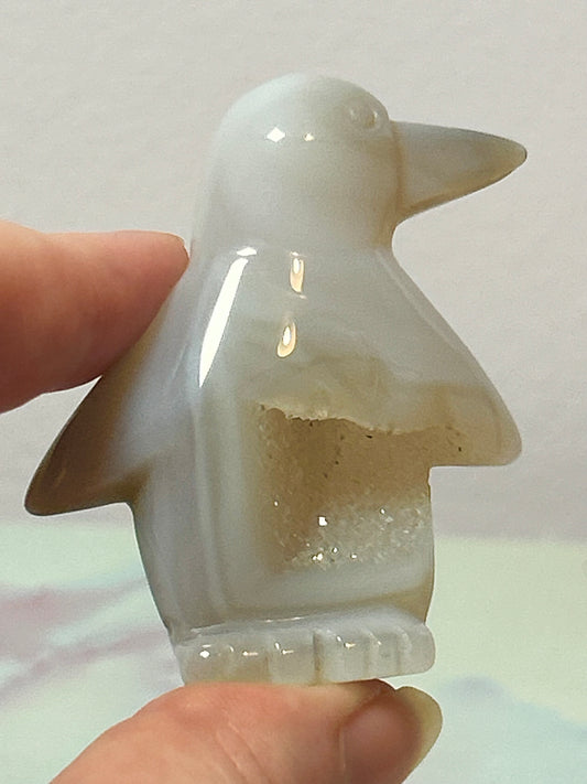 Druzy Agate Penguin A