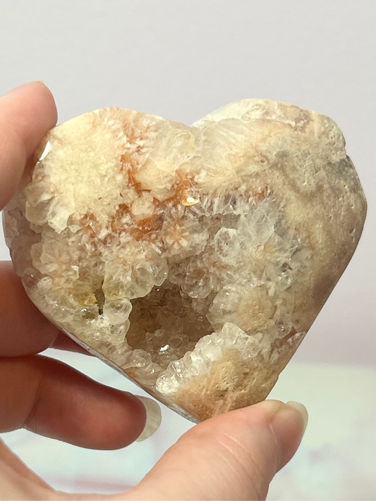 Pink Amethyst Heart B