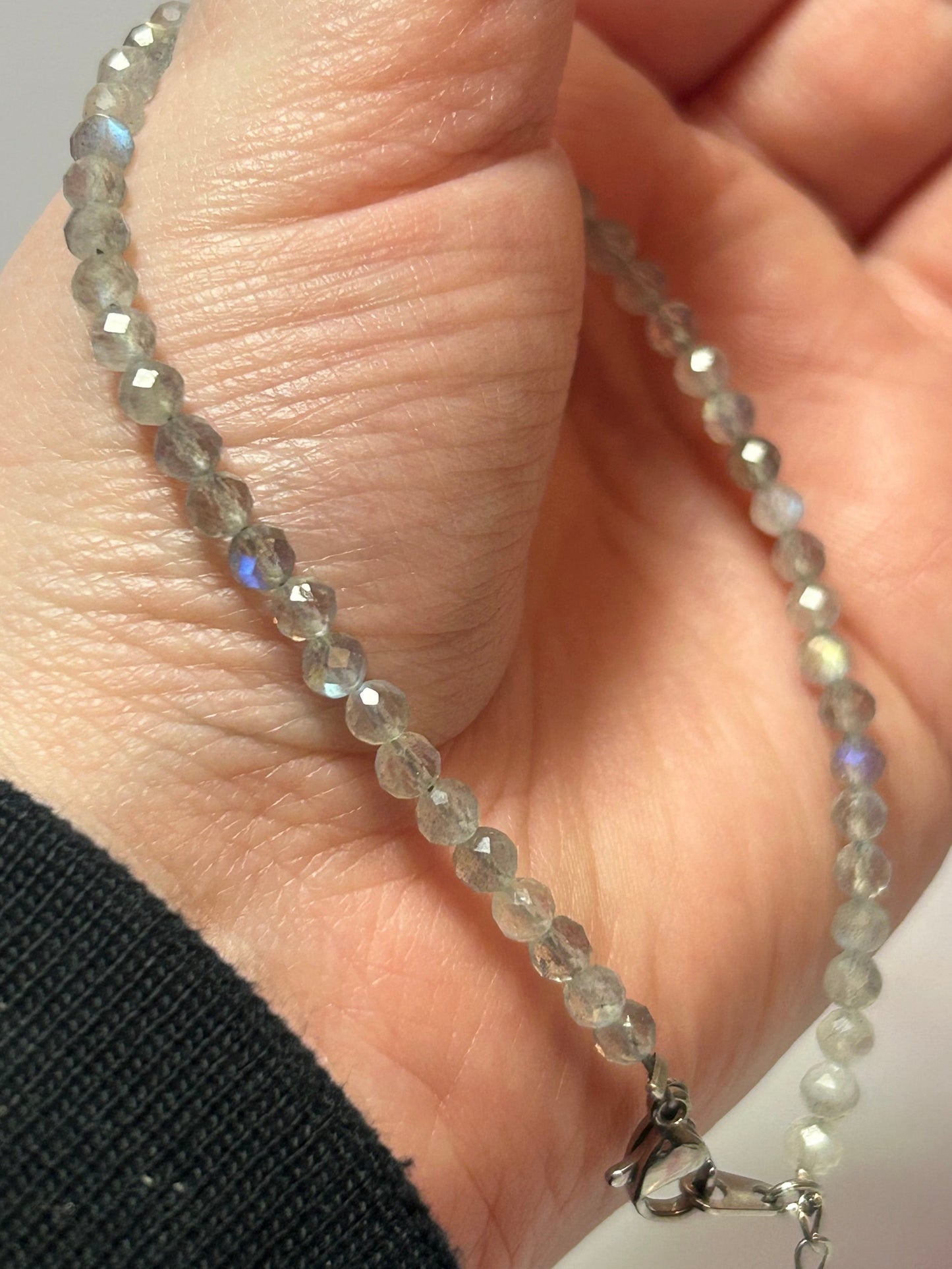 Labradorite Faceted Bracelet