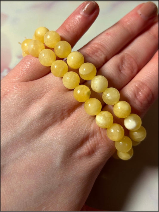 Yellow Calcite Bracelets