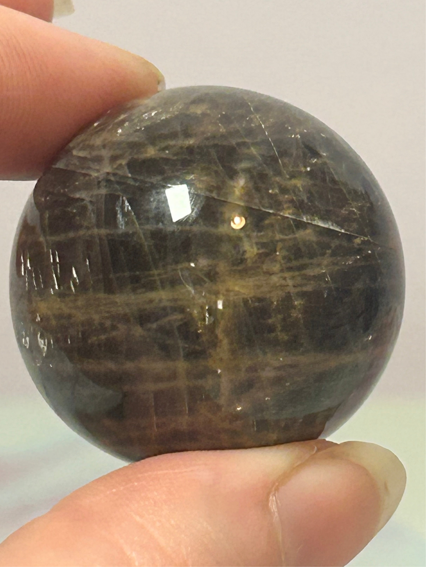 Black Moonstone Sphere A
