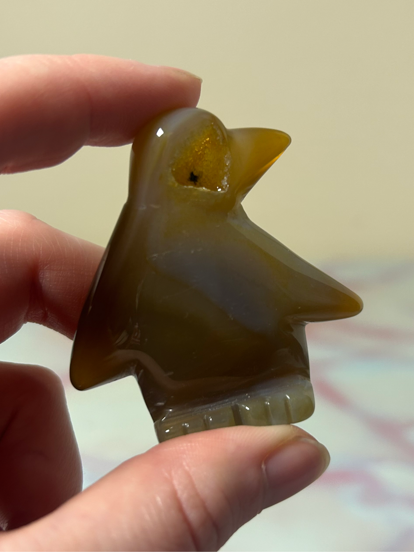 Druzy Agate Penguin