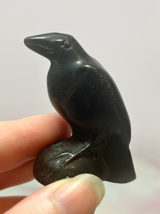Black Obsidian Raven