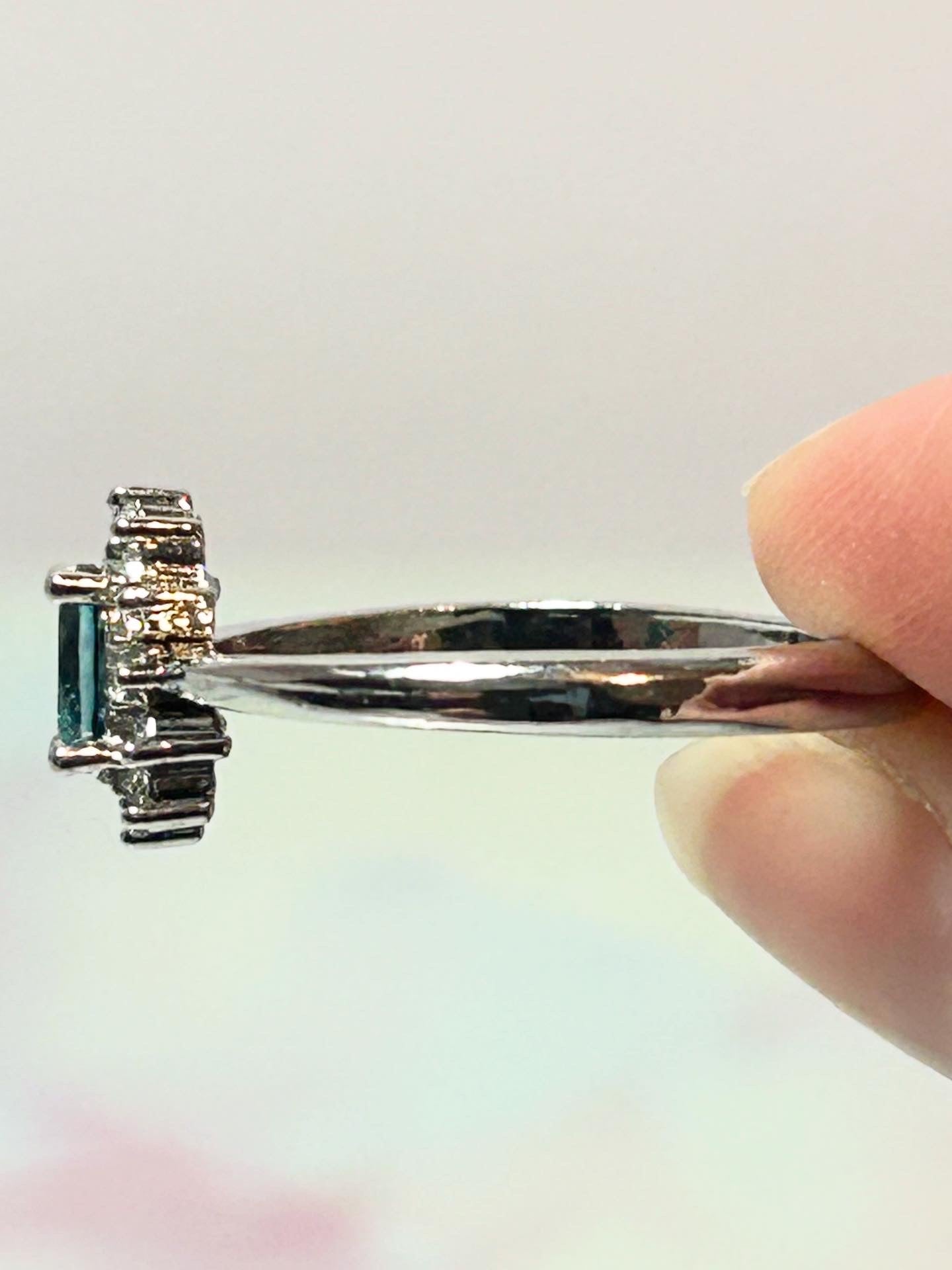Blue Topaz Adjustable Ring