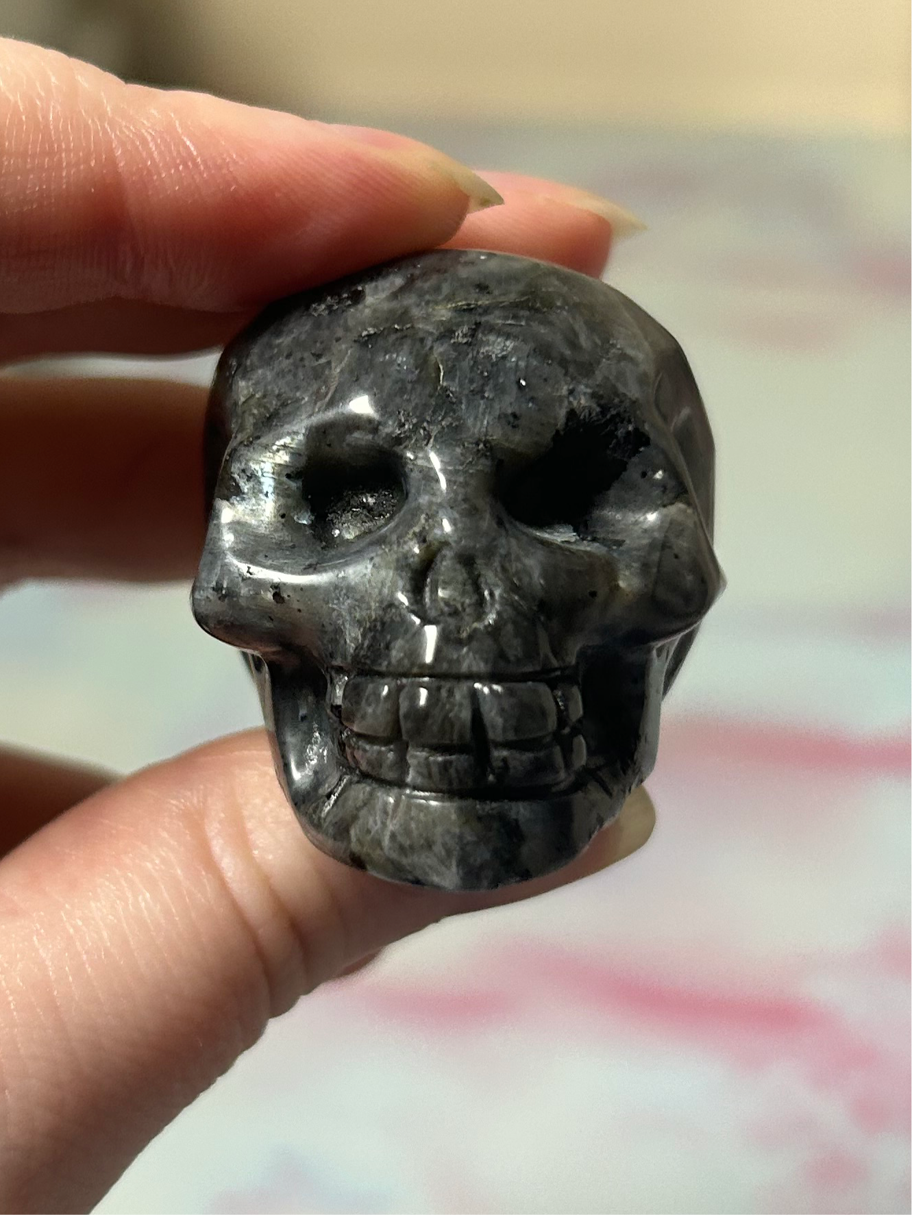 Larvikite Skulls