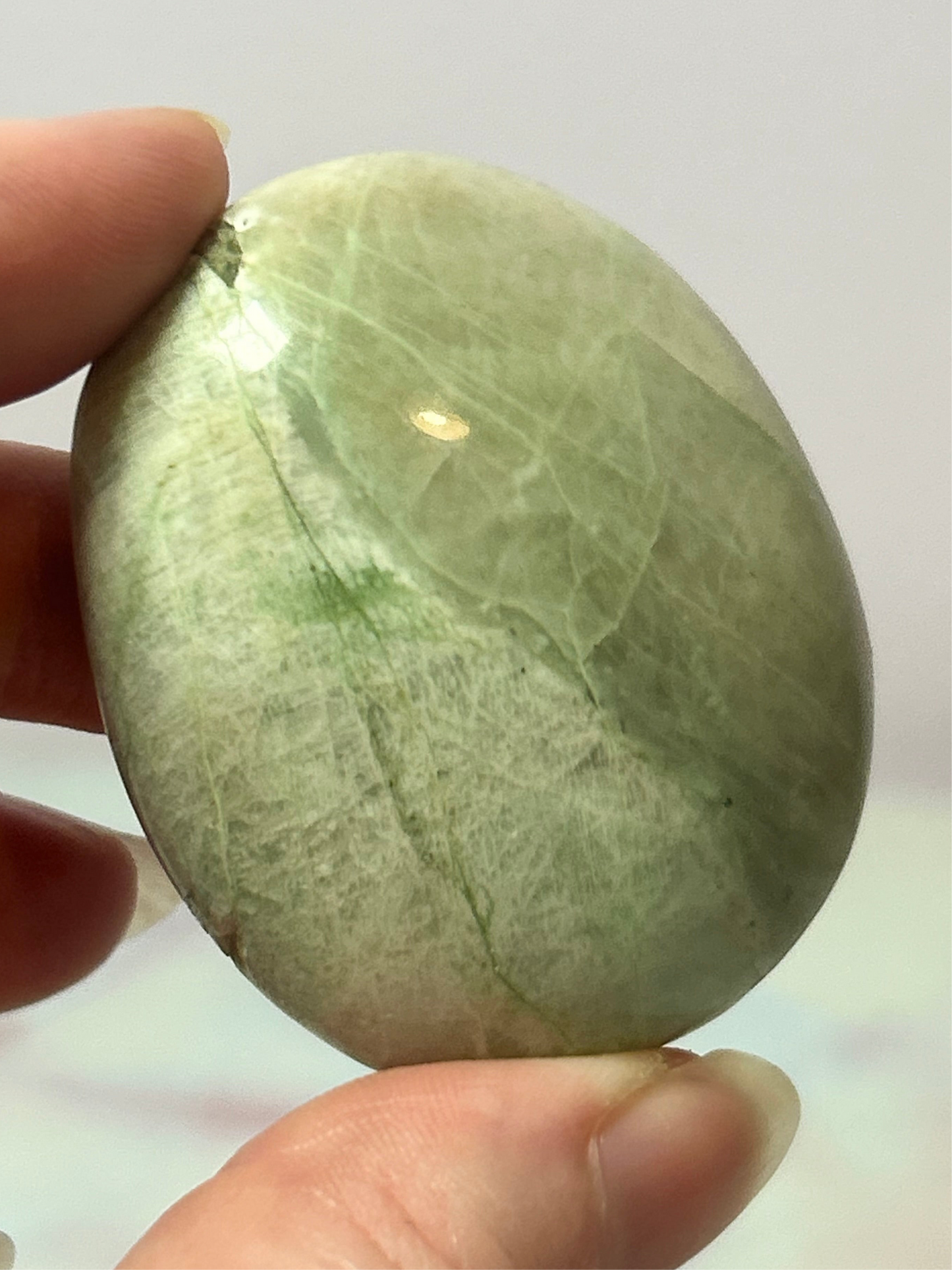 Green Moonstone Palmstone B