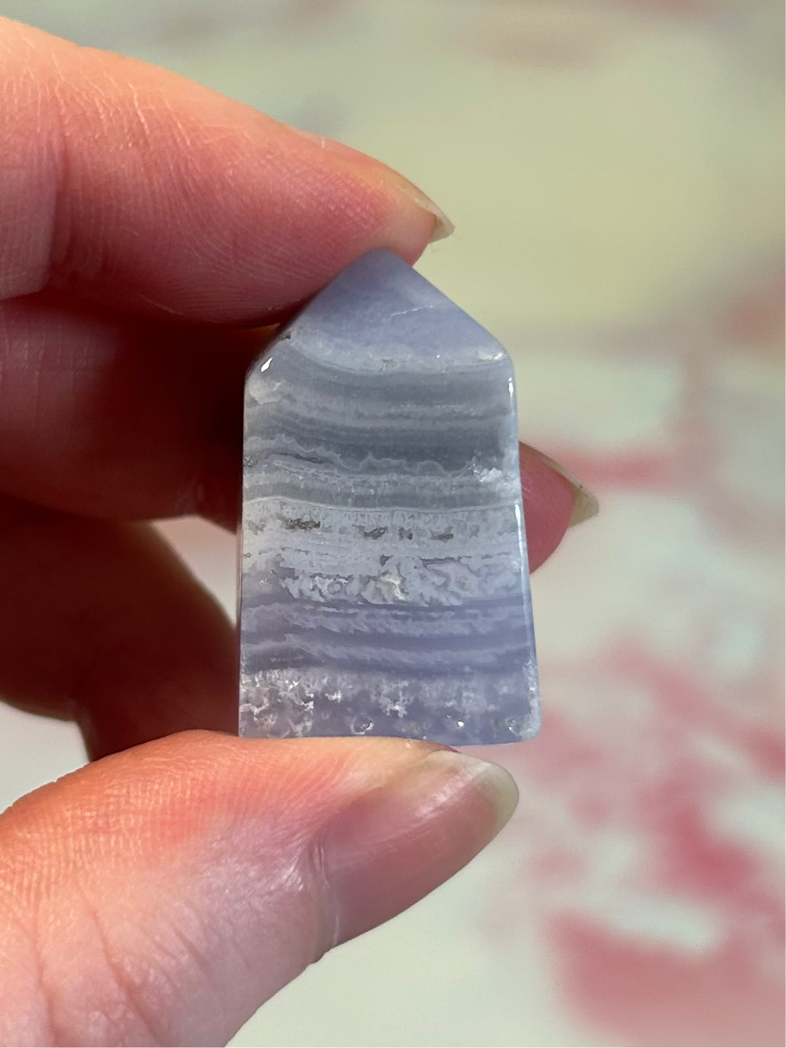 Blue Lace Agate Towers