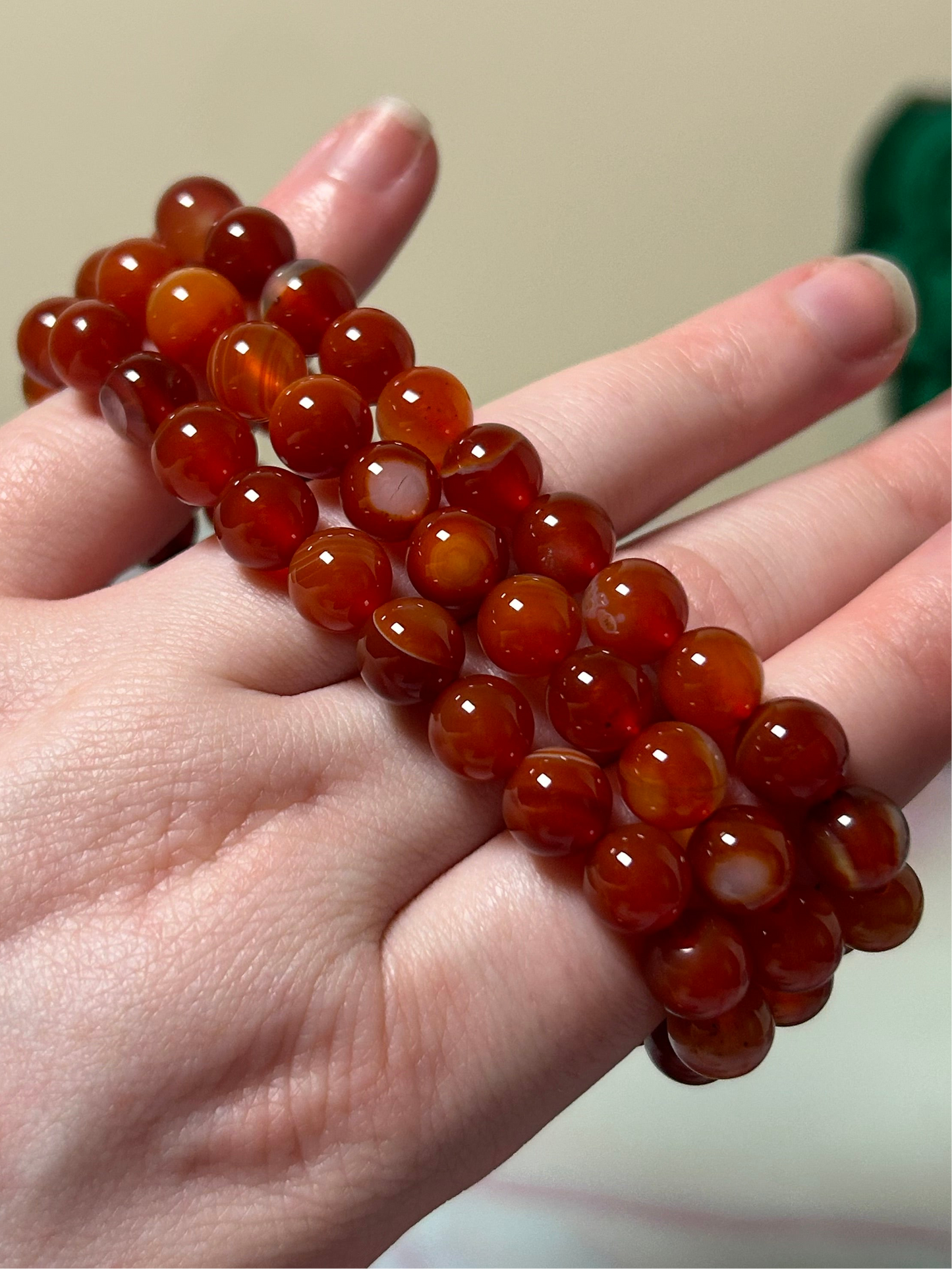 Carnelian Bracelet 8mm