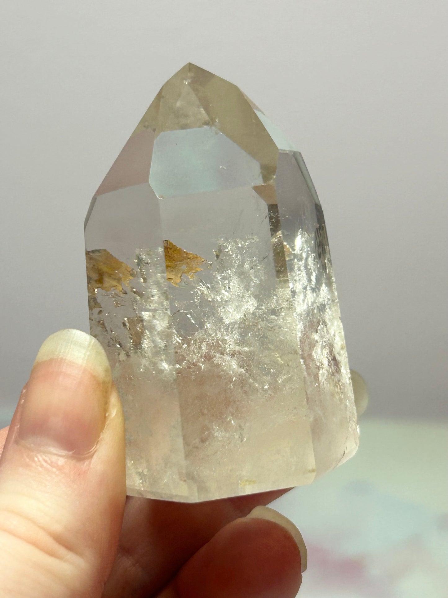 Clear Quartz Tower D
