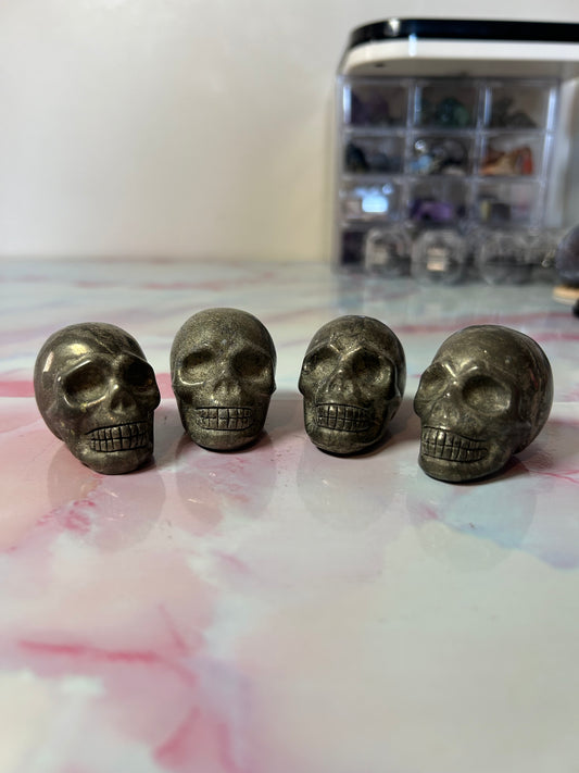 Pyrite Skulls