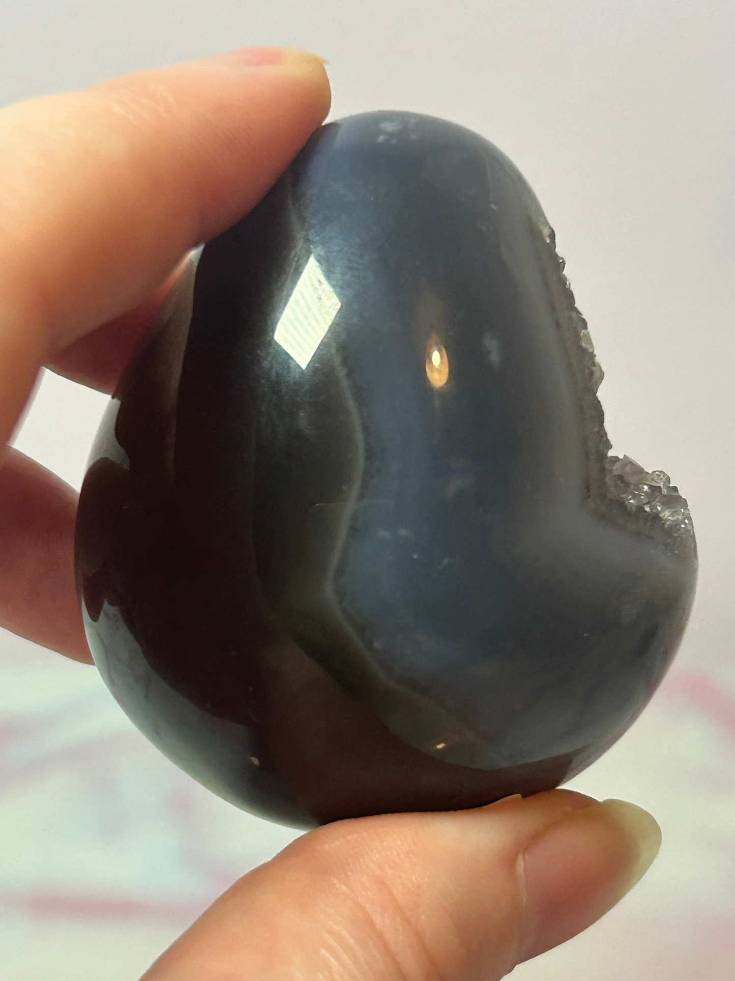 Druzy Agate Egg C