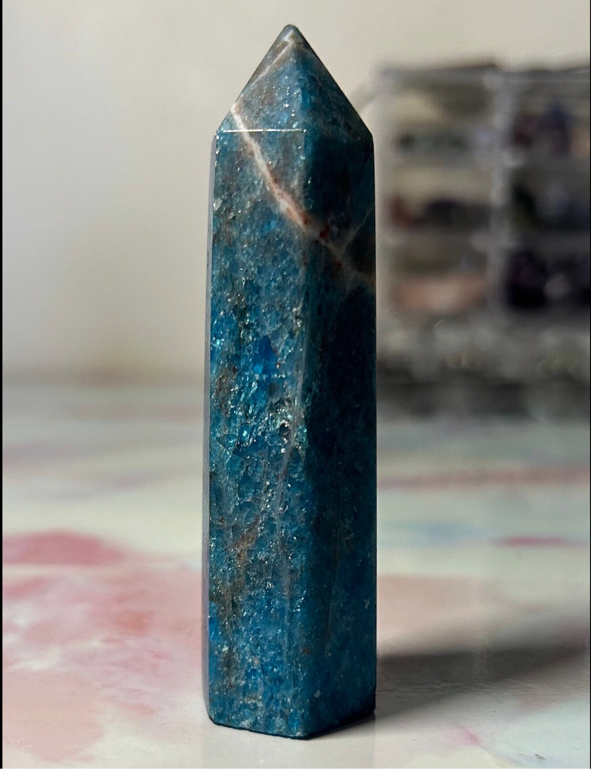 Blue Apatite Tower