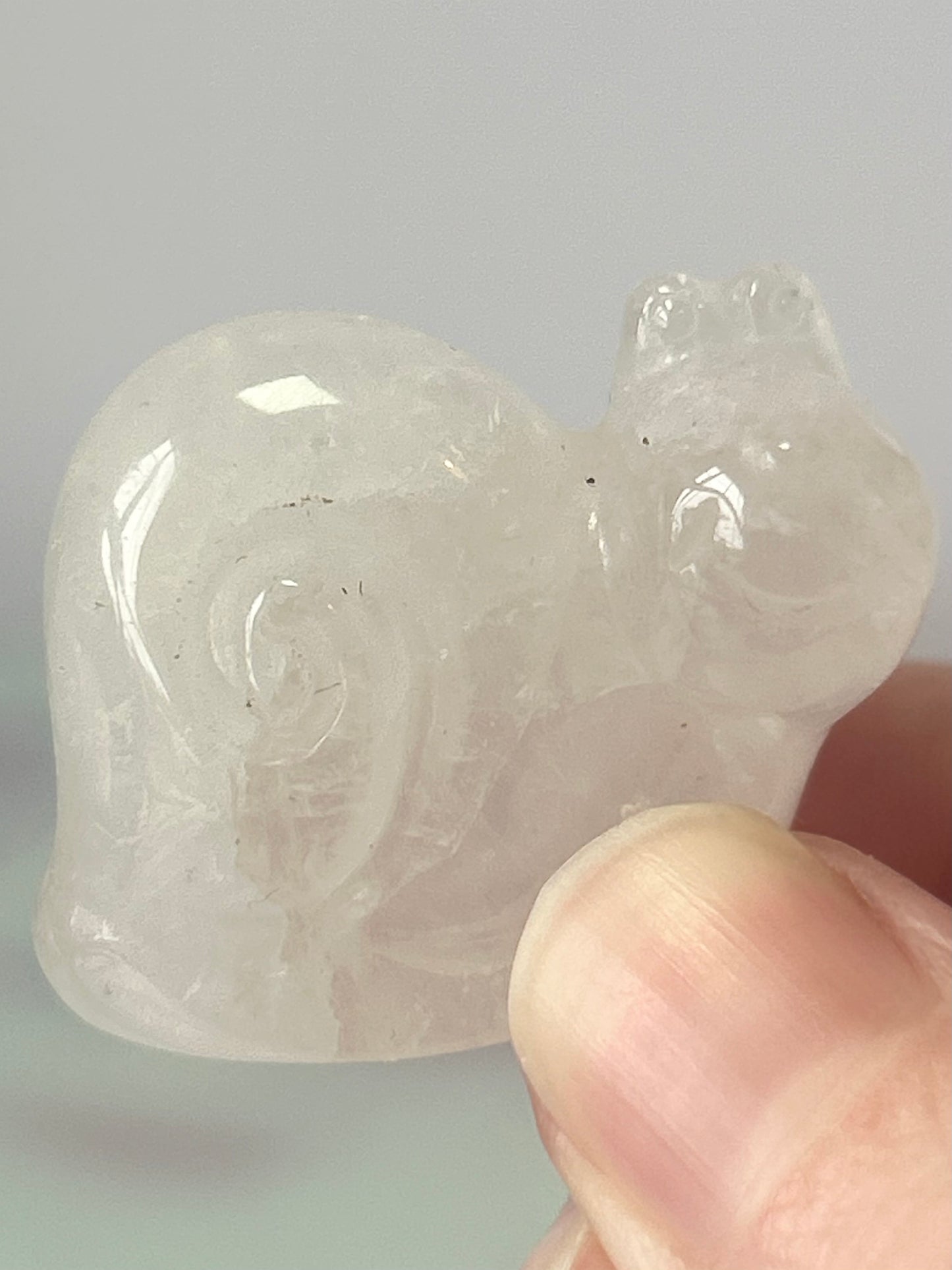 Clear Quartz Snail