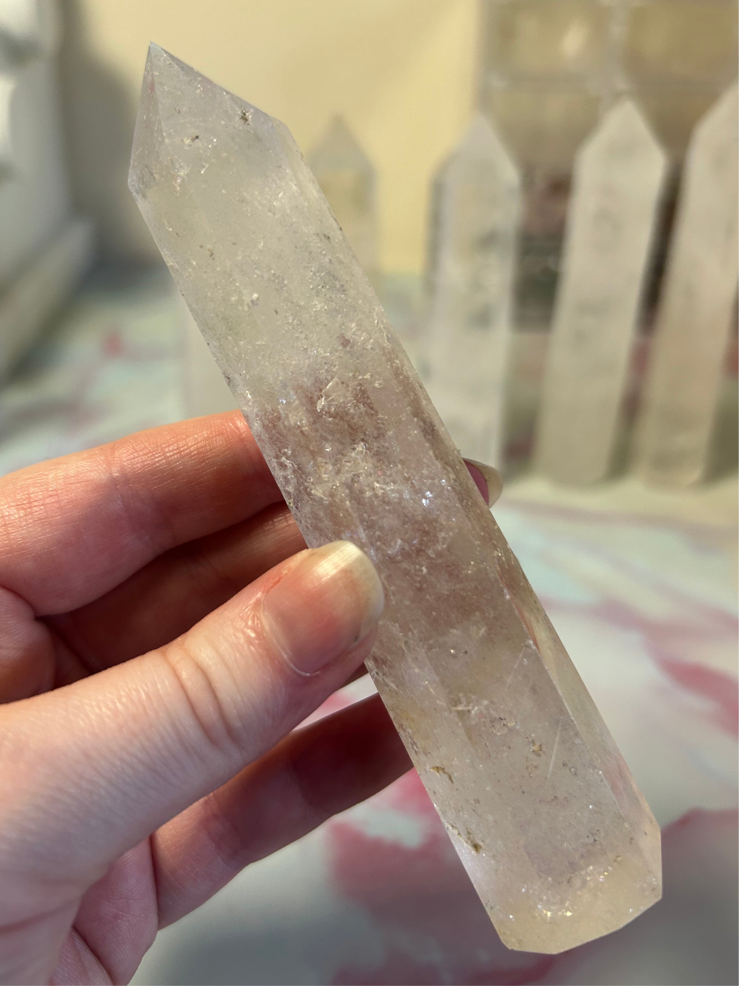 Clear Quartz Tower C