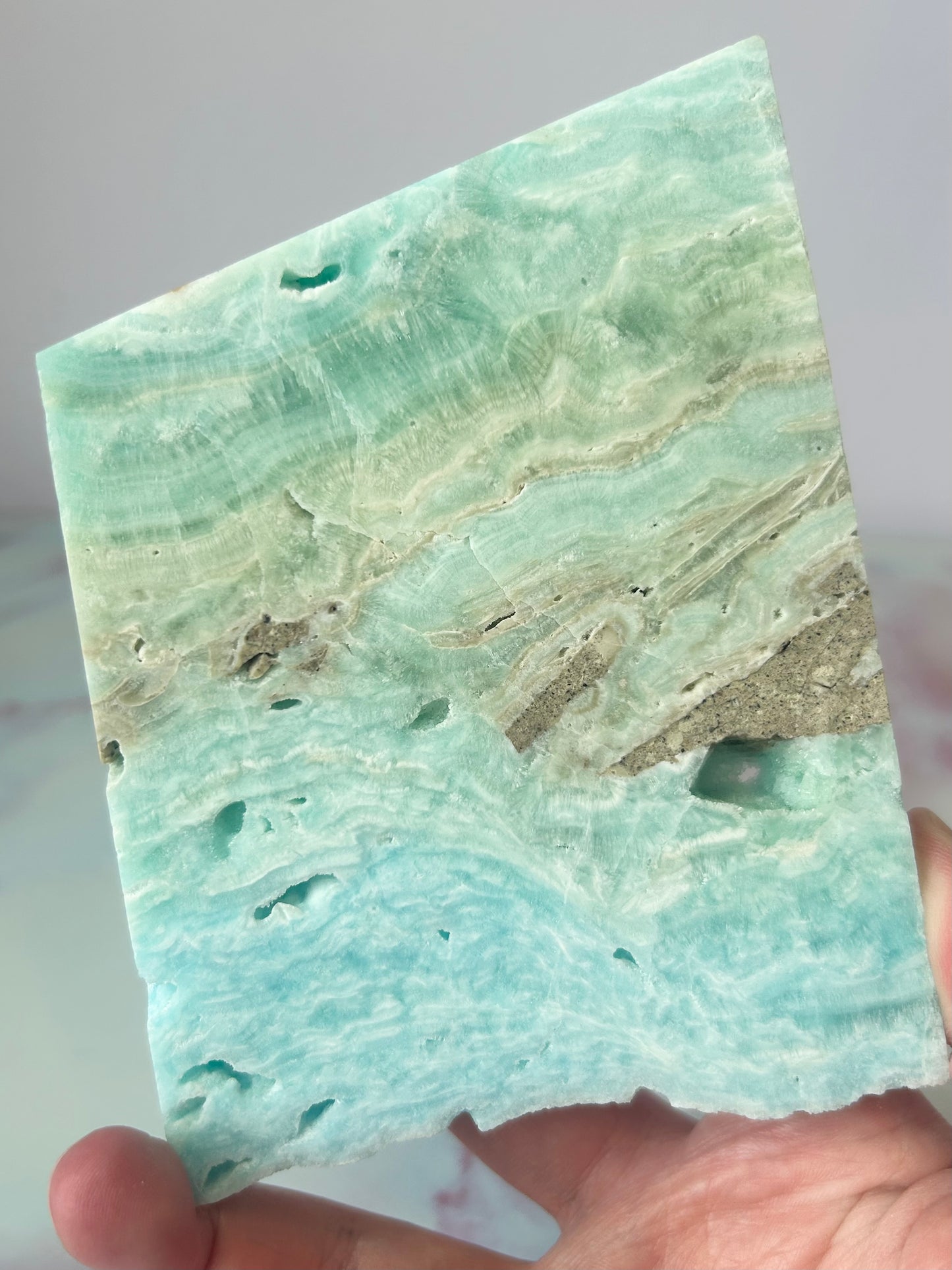 Hemimorphite Slab B