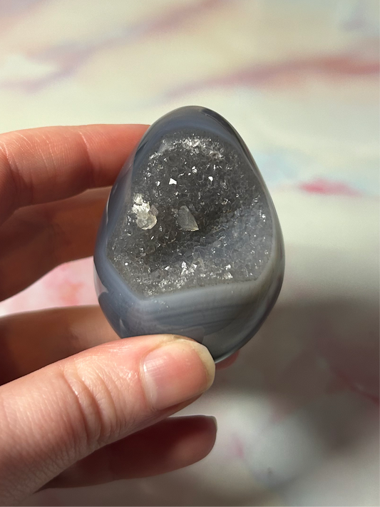 Druzy Agate Egg C