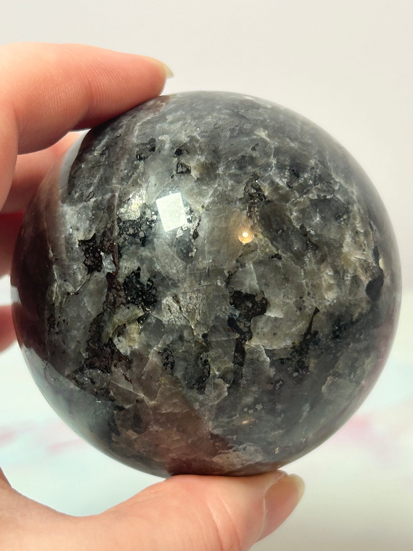 Larvikite Sphere