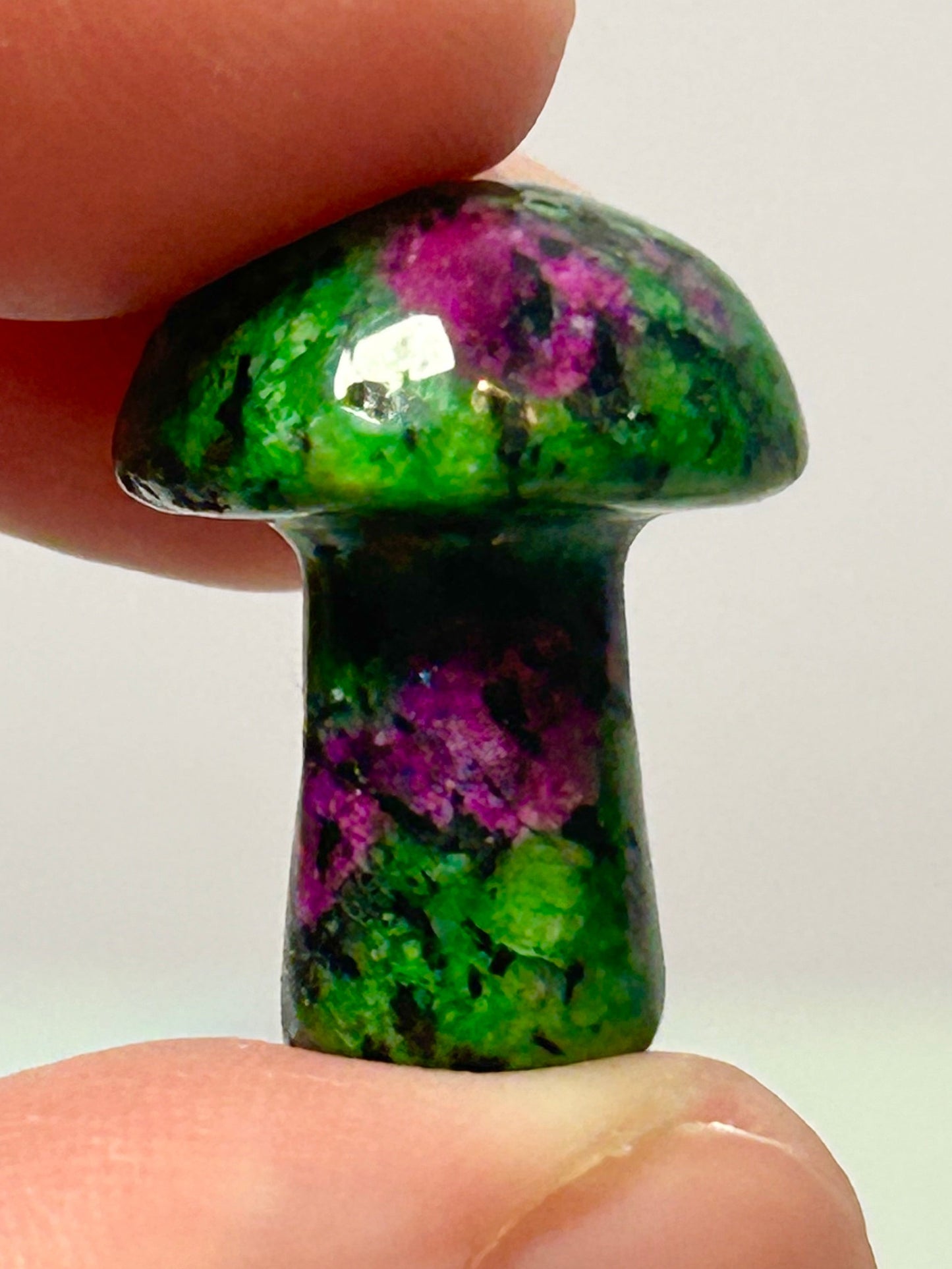 Ruby Zoisite Mushroom