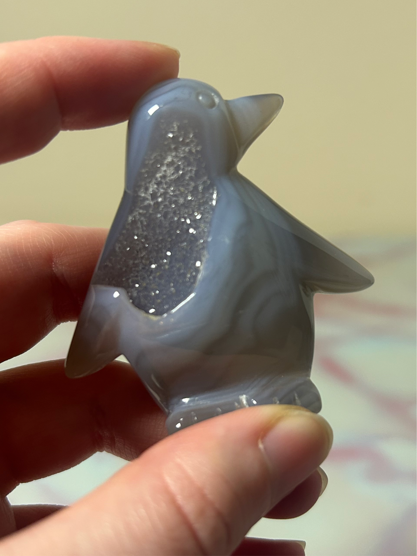 Druzy Agate Penguin