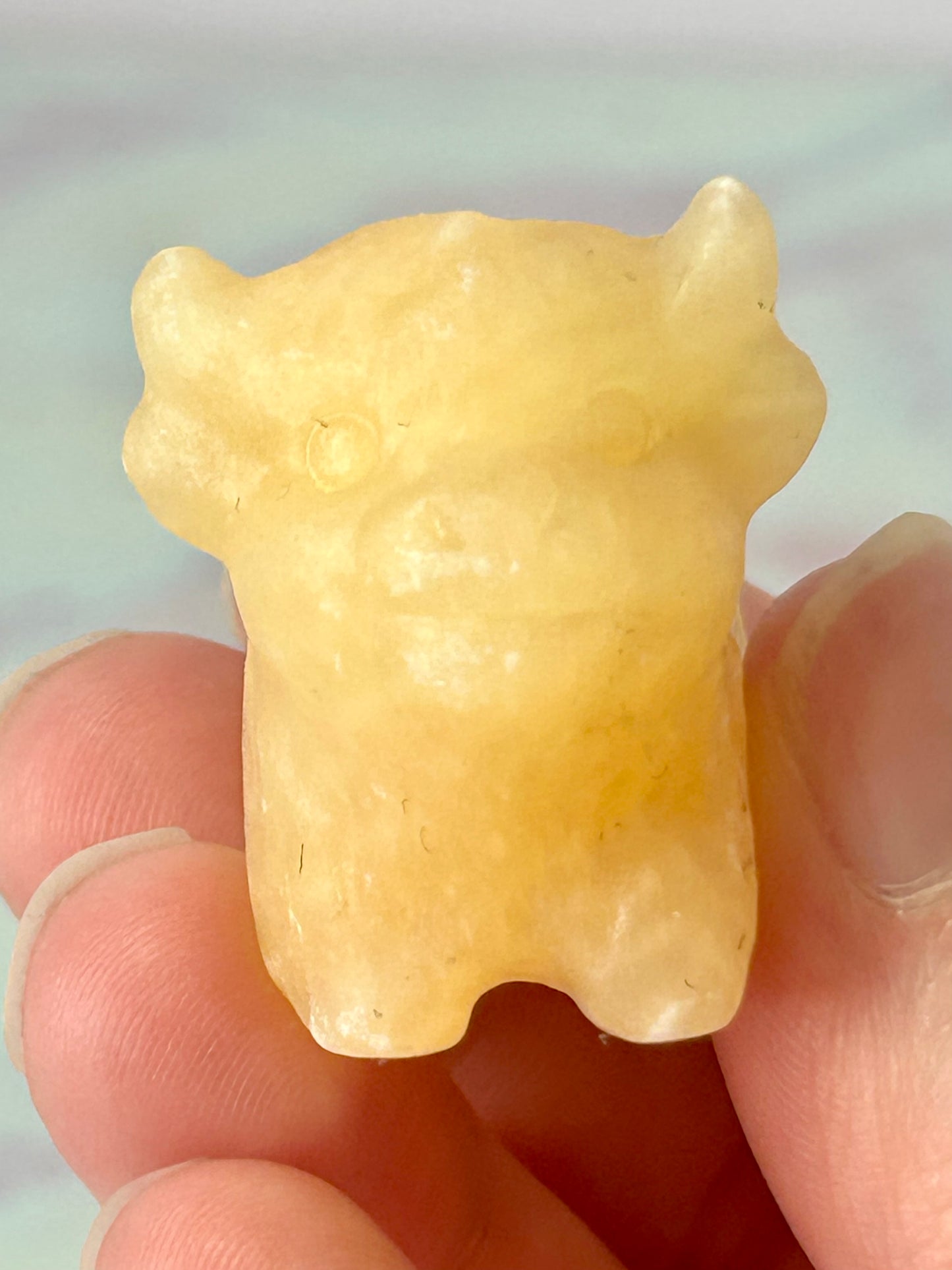 Yellow Calcite Highland Cow