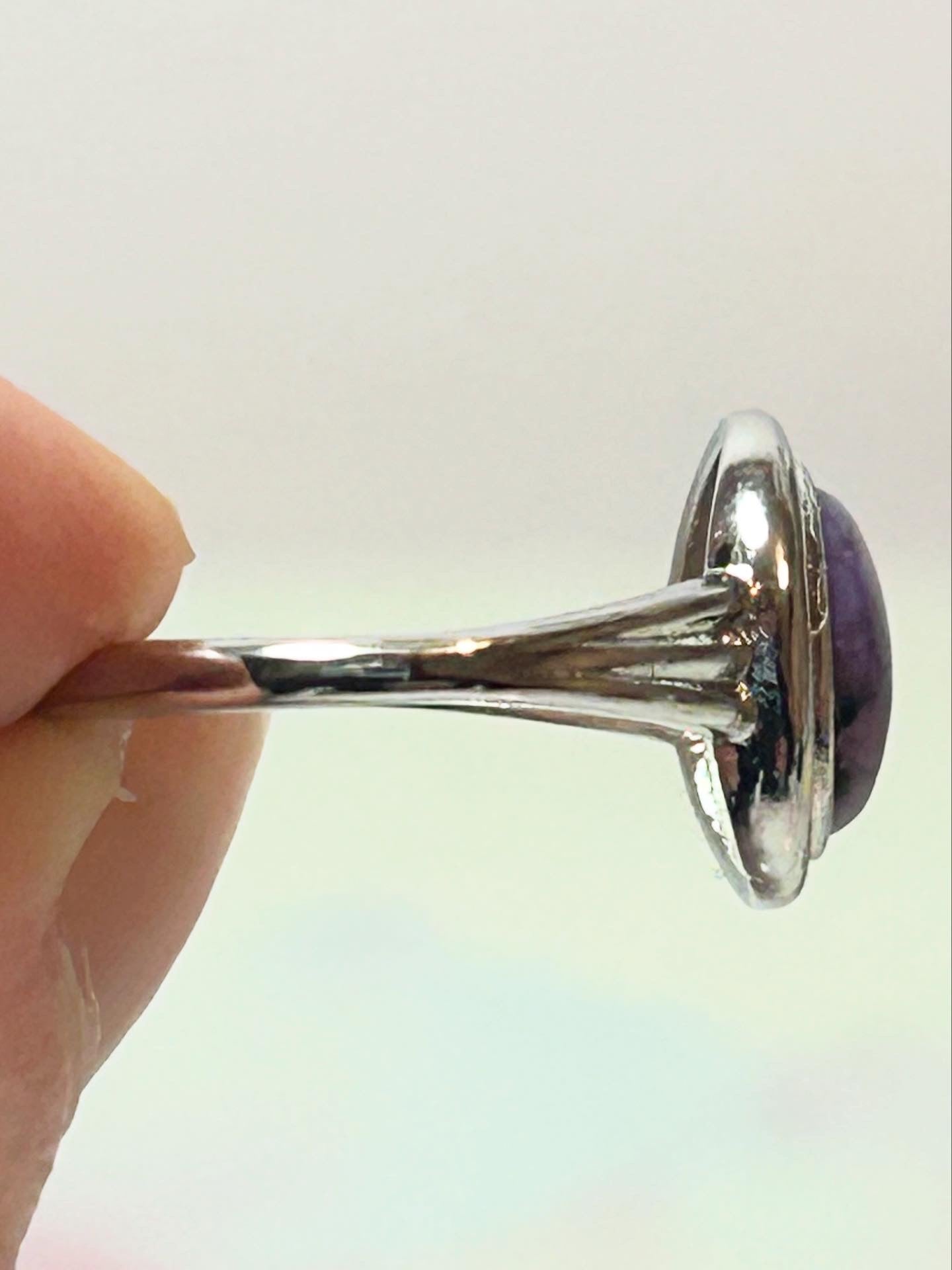 Charoite Adjustable Ring A