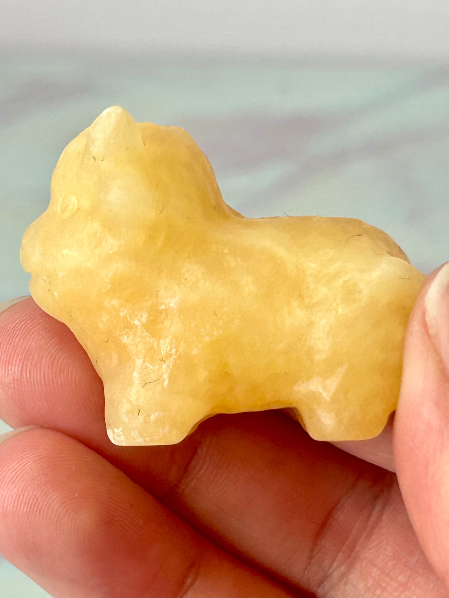 Yellow Calcite Highland Cow