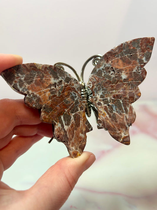 Mexican Agate Butterfly B