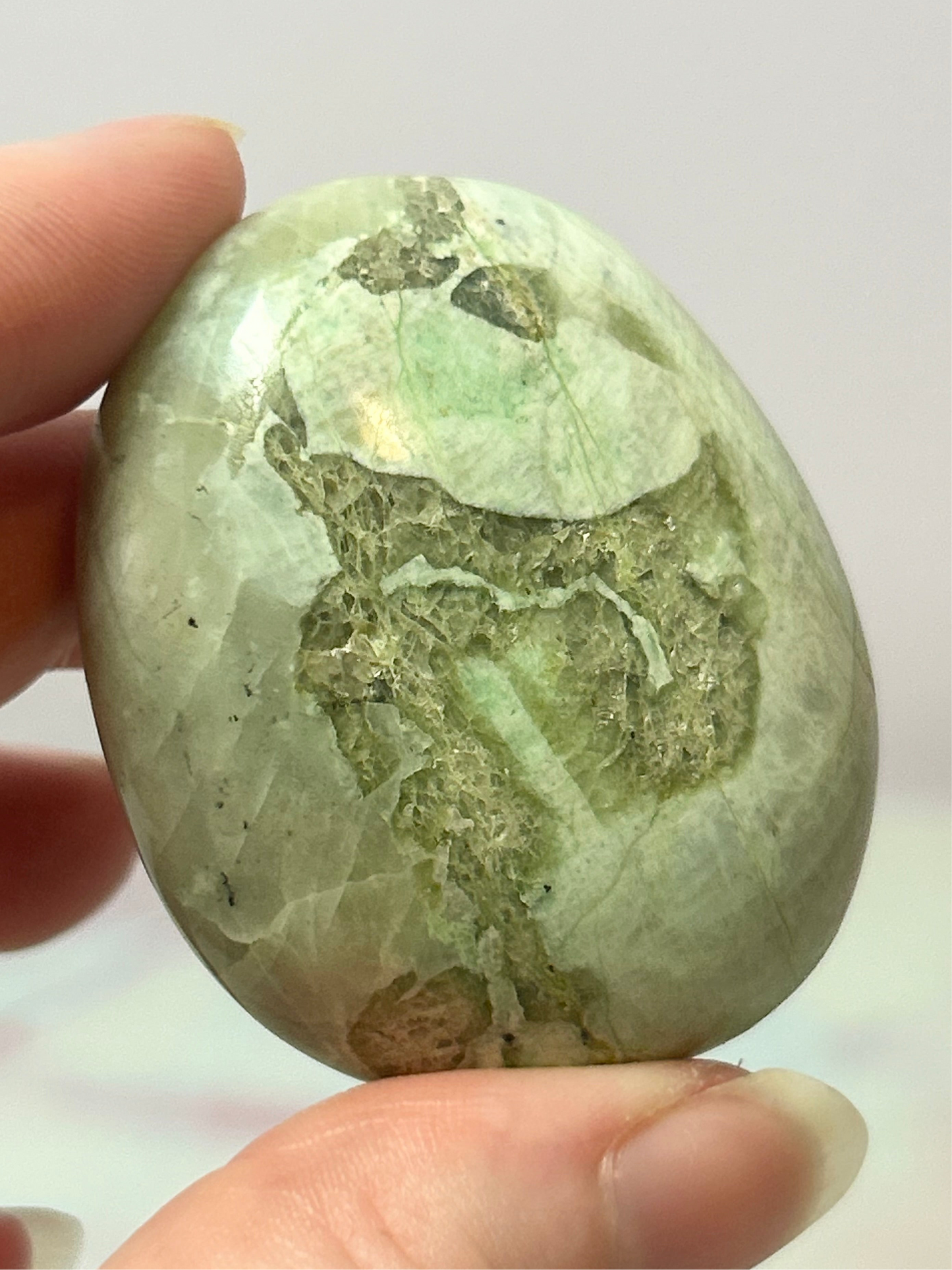 Green Moonstone Palmstone B
