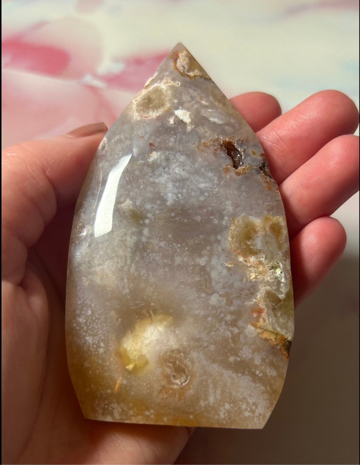 Flower Agate Freeform