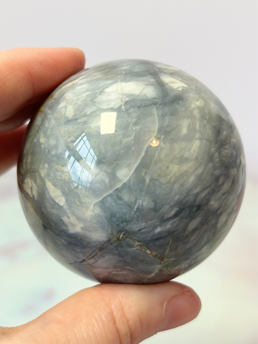 Purple Chalcedony Sphere B
